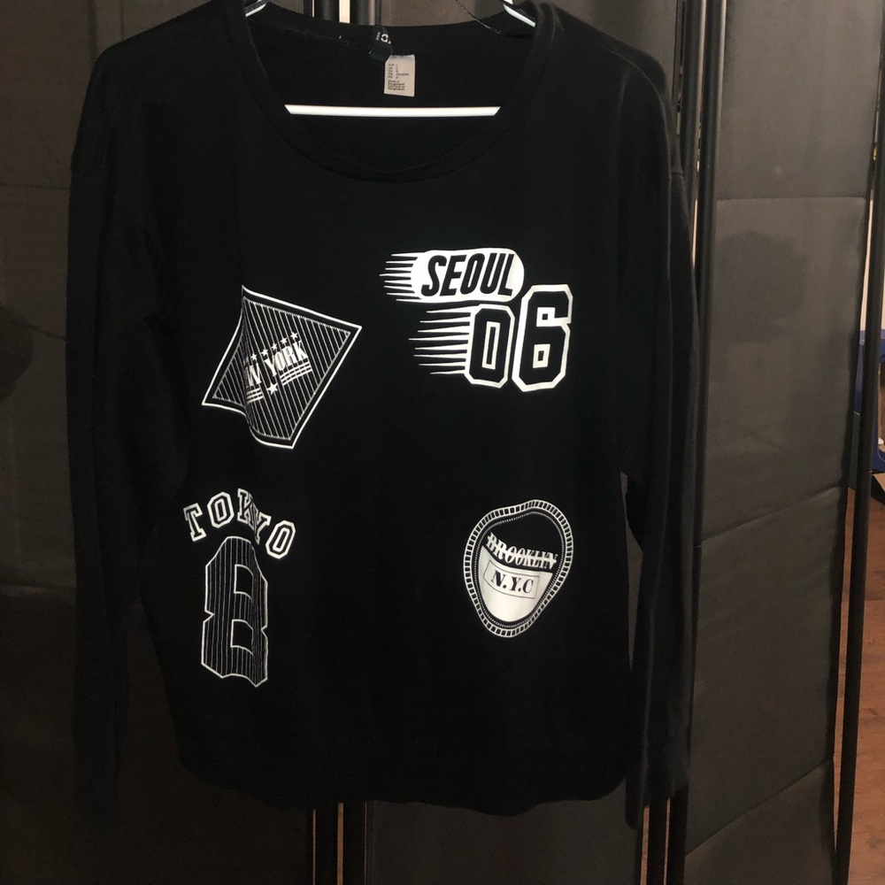 H&M black long sleeve